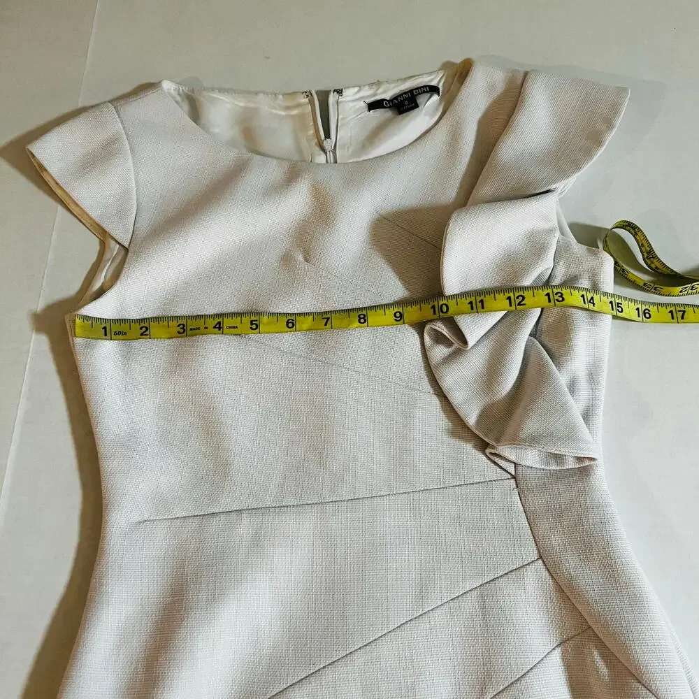 Gianni Bini Ruffle Sleeve Sheath Dress Size 0